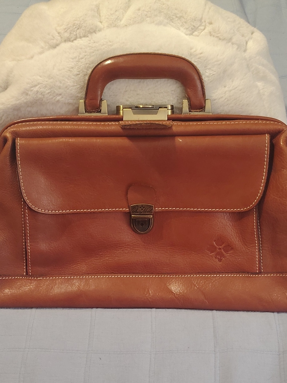 Patricia Nash Brown Leather Doctor Bag